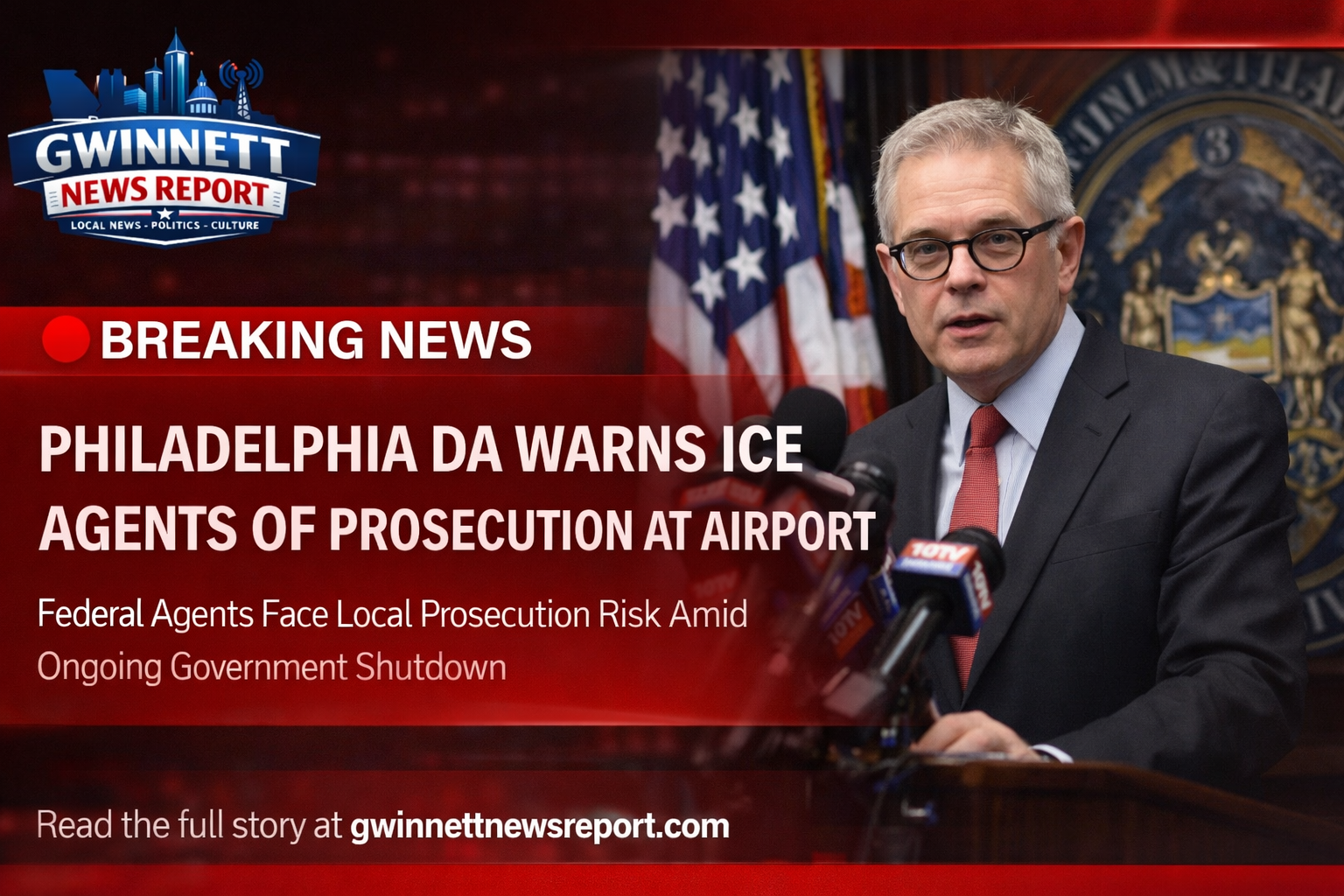 Krasner Warns ICE Agents of Prosecution in Philadelphia